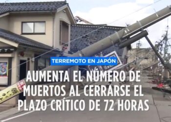 Japón| Aumenta el número de muertos por el terremoto al cerrarse un período crítico de 72 horas