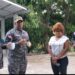 Para intencificar relaciones,&nbsp; Regional PN Santo Domingo Oeste, comparte habichuela con dulces  en Los Alcarrizos