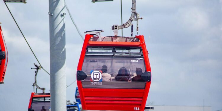 Opret informa suspensión de la Línea 1 del Teleférico de Santo Domingo para mantenimiento anual programado