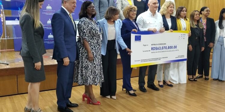 Gobierno dominicano recibe un millón de euros de la Unión Europea orientados a impulsar reformas en la administración pública