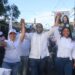 Miguel Vargas y candidata a diputada PRD Manuela López encabezan marcha-caravana en SDO