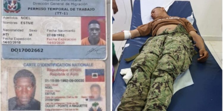 En confunso incidente haitiano resulta muerto y guardia herido