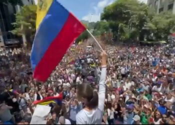 movilización este sábado en Caracas, para demandar  fraude electoral cometido por  Nicolás Maduro