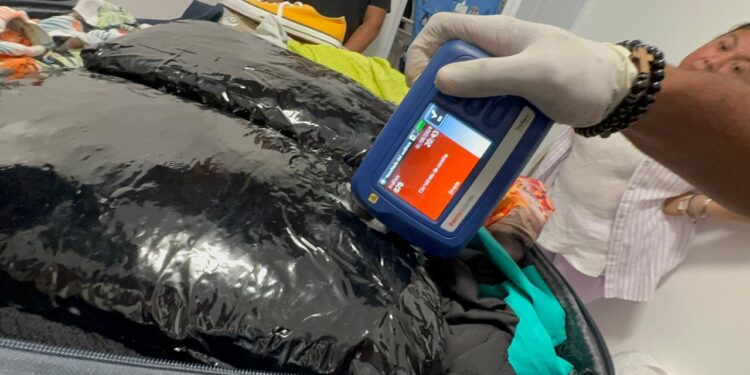Detienen extranjera y frustran envío de dos paquetes de cocaina&nbsp; a París