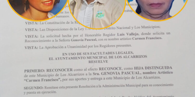 Reconocen como “hija distinguida” primera mujer bachatera en RD Carmen Francisco
