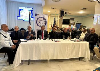 Kelvin Cruz y Jesús Chú Vásquez coordinan acciones con el liderazgo deportivo de Nueva York