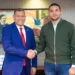 Presidente de Fedomu recibe al Ministro de la Juventud