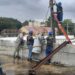 EDEESTE y PGASE desmantelan conexión eléctrica ilegal en SDN