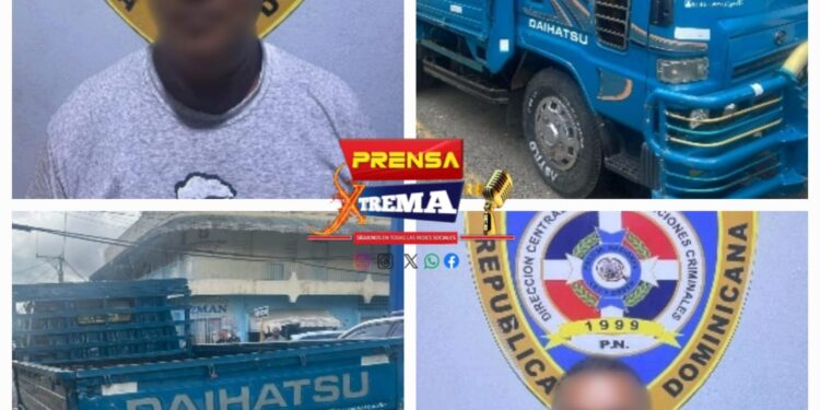 Apresan a dos hombres y le pcupan camión habia sido reportado robado