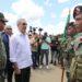 Presidente Abinader llama a tropas a ser “los ojos de la patria en la frontera”, supervisa valla perimetral y garantiza seguridad nacional