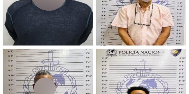 OCN-INTERPOL Santo Domingo arresta cuatro ciudadanos requeridos por la justicia nacional e internacional por diversos delitos