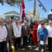 Fundación Lasallistas Dominicanos 73 promueve la dominicanidad con izamiento de la Bandera Nacional en Unicentro Plaza