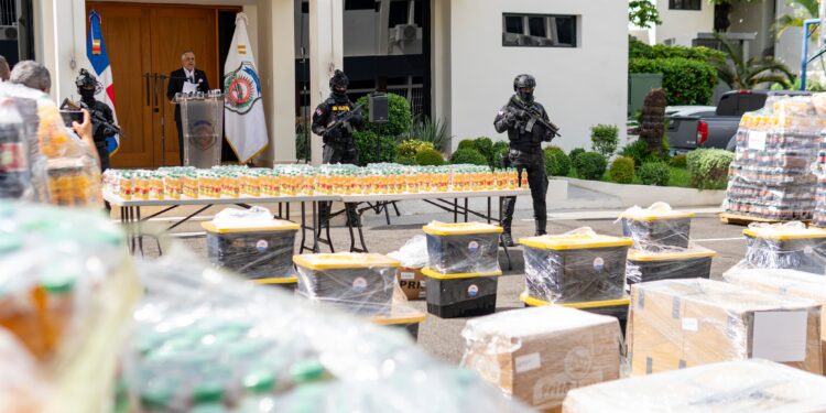 DNCD incauta cargamento de Cocaína líquida en Puerto Multimodal Caucedo