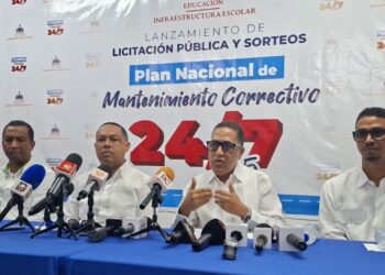Infraestructura Escolar y CODIA anuncian proceso de licitación y sorteos para intervenir 490 escuelas con mantenimientos correctivos a través del Plan 24/7-365