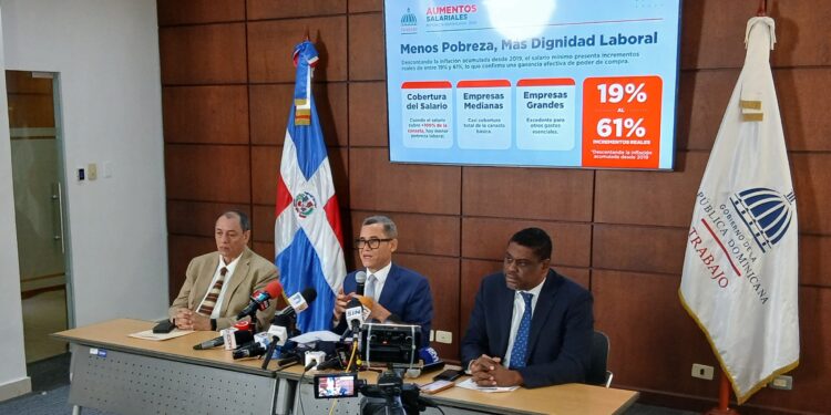 Ministerio de Trabajo llama a empresarios a cumplir con el pago del aumento del 8% del salario mínimo
