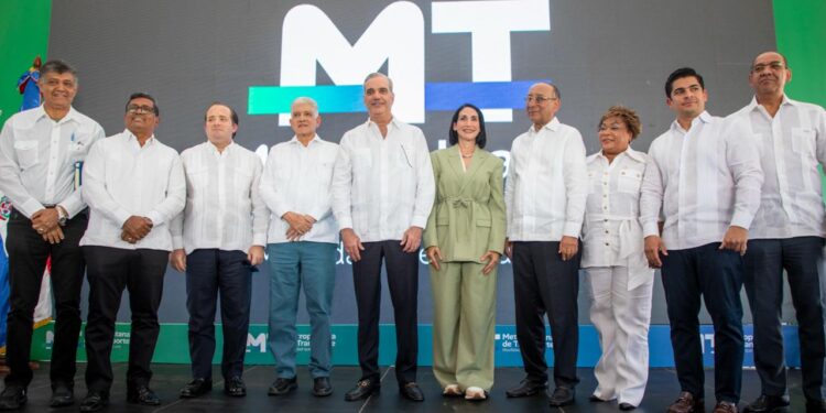 Presidente Abinader pone en marcha Línea 2C del Metro de Santo Domingo que beneficiará a más de un millón de habitantes de Los Alcarrizos y zonas aledañas en SDO