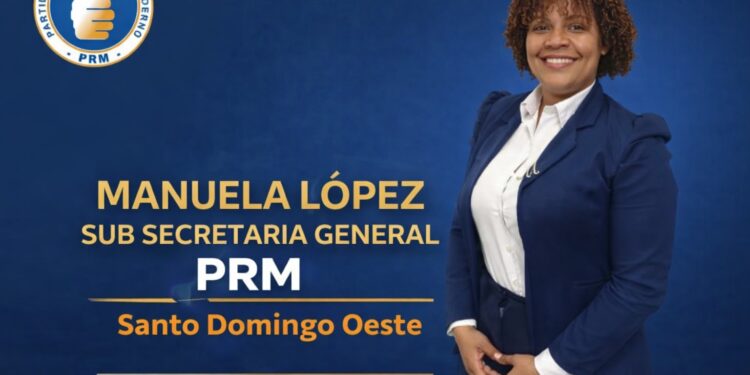 Dirigente política Manuela López busca subsecretaría General del PRM en SDO