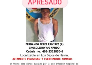 Policía apresa a “Chocoleiro”, buscado por múltiples delitos en Haina