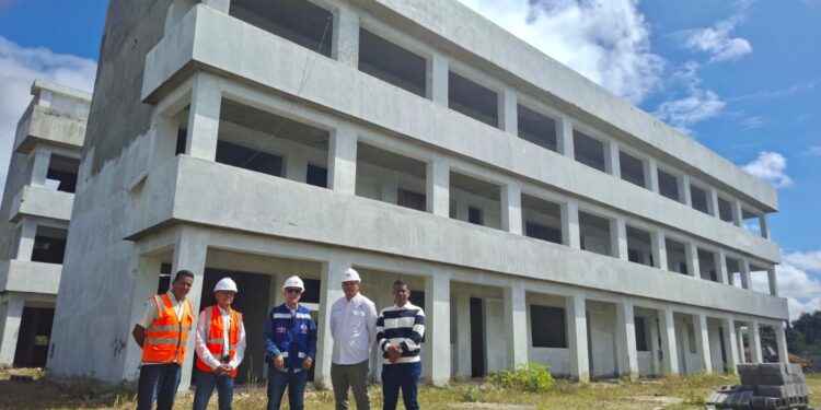 Infraestructura Escolar intensifica terminación de nuevo liceo para reubicar a 517 estudiantes de Los Alcarrizos