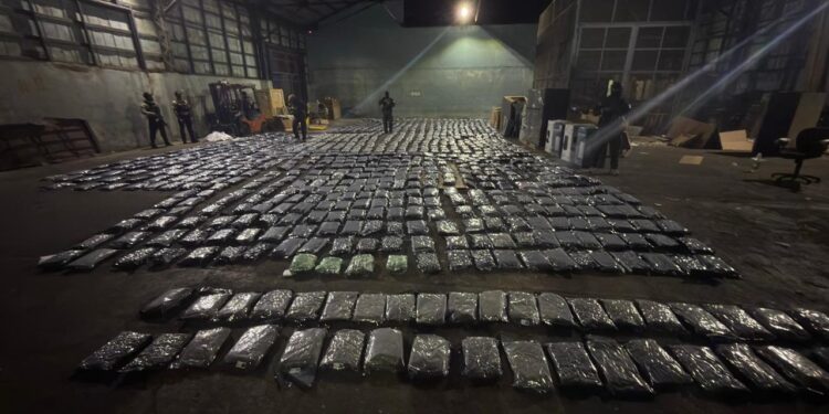 Decomisan otro cargamento de maas de 1,100 paquetes de Marihuana en Puerto Plata