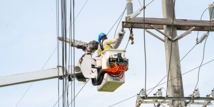 ETED fortalece la red eléctrica en Haina con trabajos en la línea de transmisión 69 kV Haina – Puerto de Haina, este sábado