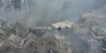 Sistema de emergencia 911 coordina asistencia en incendio en hotel de Bayahibe, provincia La Altagracia