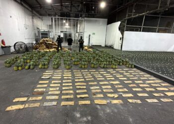 Es cocaina y tuvo un peso de 31 kilómetros alijo de láminas ocupadas en AILA